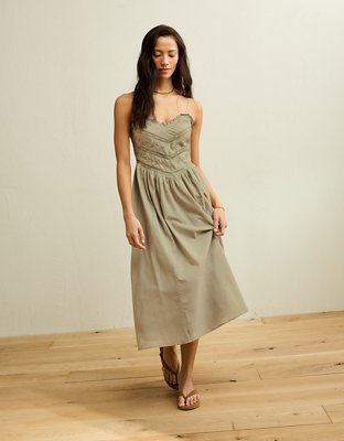 AE Bella Lace Inset Midi Dress