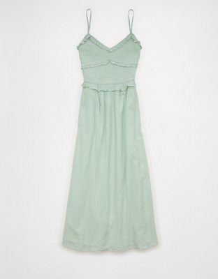AE V-Neck Smocked Midi Dress from American Eagle - $67.45