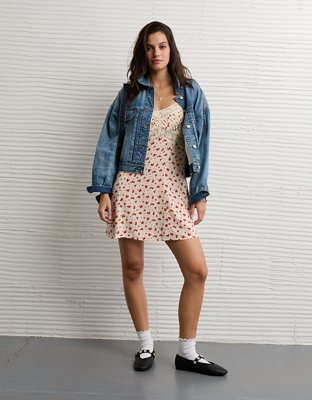 AE Lace Slip Mini Dress