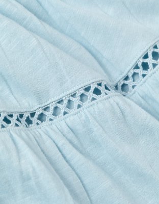 AE Sunchaser Smocked Tiered Mini Dress