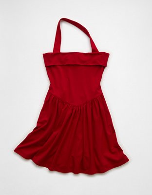 open lace back dress Guadalupe. One Shoulder Ruffled Maxi Dress – ELF main image 0
