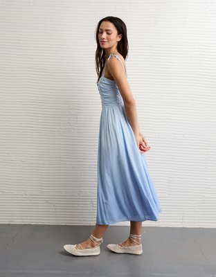 AE Ombré Tie-Strap Midi Dress