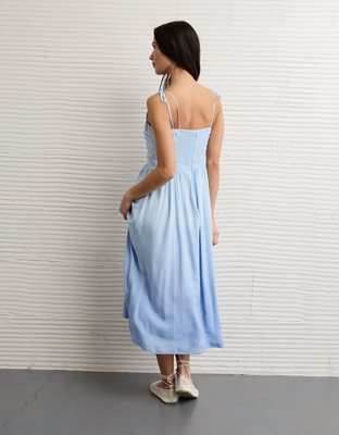 AE Ombré Tie-Strap Midi Dress