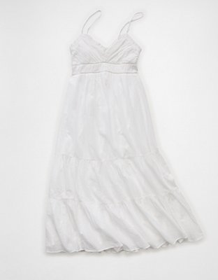 AE V-Neck Babydoll Midi Dress