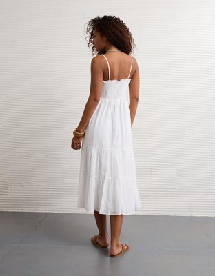 Casual Bodycon Eagle Outfitters Aerie Maxi Dress AE Tiered Midi Dress  American Eagle