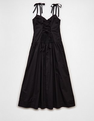 AE Sweetheart Tie-Strap Midi Dress