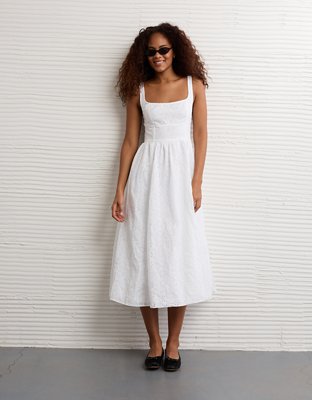 aerie linen corset dress Aerie Corset Maxi Dress