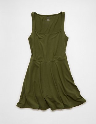 AE Knit Fit & Flare Mini Skort Dress