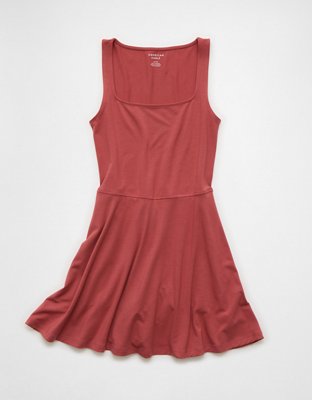 AE Knit Fit & Flare Mini Skort Dress