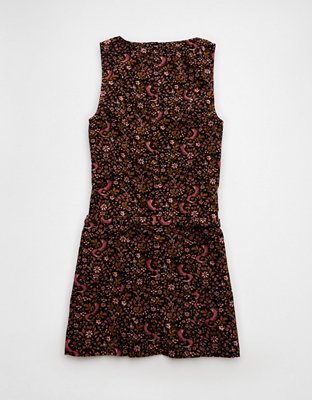 AE High Neck Belted Mini Dress