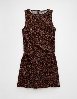 AE High Neck Belted Mini Dress