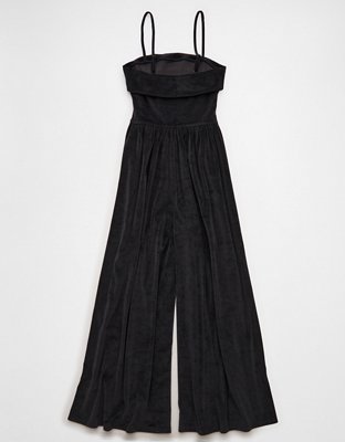 AE Velvet Foldover Jumpsuit