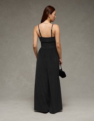AE Velvet Foldover Jumpsuit