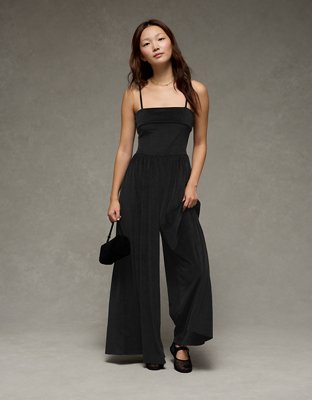 AE Velvet Foldover Jumpsuit