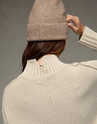 Minirobe chandail surdimensionnée à col roulé AE