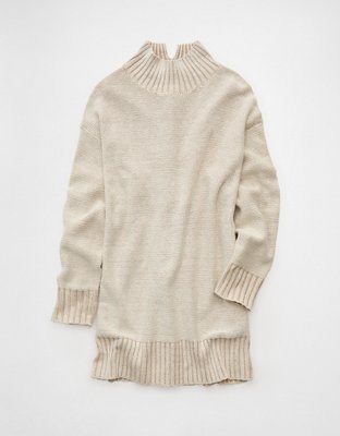 AE Oversized Turtleneck Sweater Mini Dress