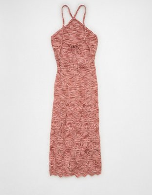 AE Halter Sweater Midi Dress | American Eagle
