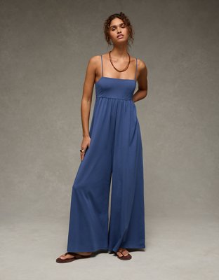 AE Knit Wide-Leg Jumpsuit