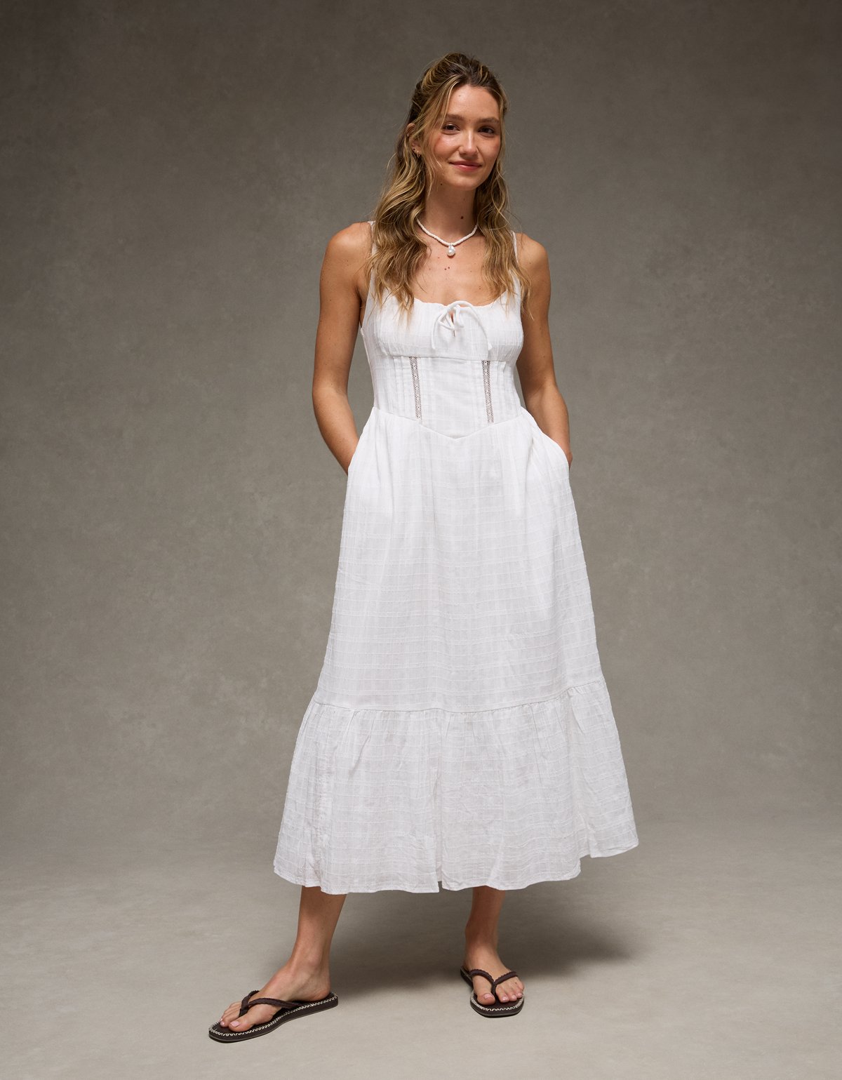 AE Catie Corset Midi Dress - image 5