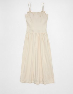 AE Denim Bow Strap Midi Dress from American Eagle - $63.71