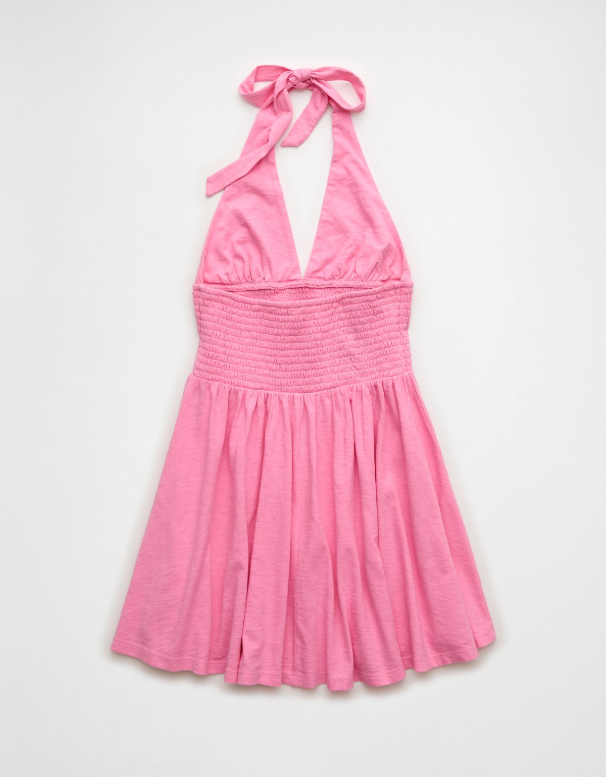AE Sunchaser Smocked Halter Mini Dress - image 4