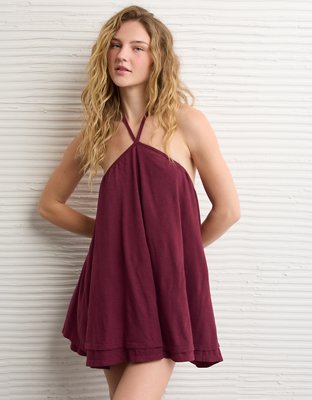 AE Sunchaser Halter Mini Dress