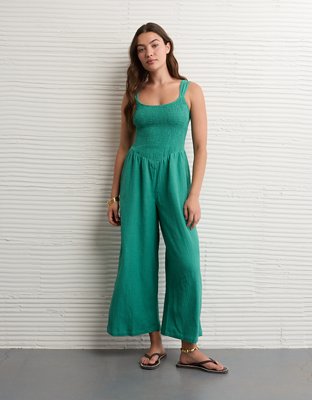 AE Bella Smocked Jumpsuit from American Eagle - $56.21