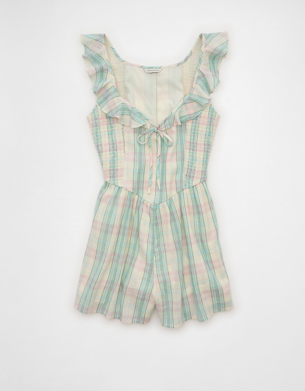 AE Flutter-Sleeve Tie-Front Romper - image 3