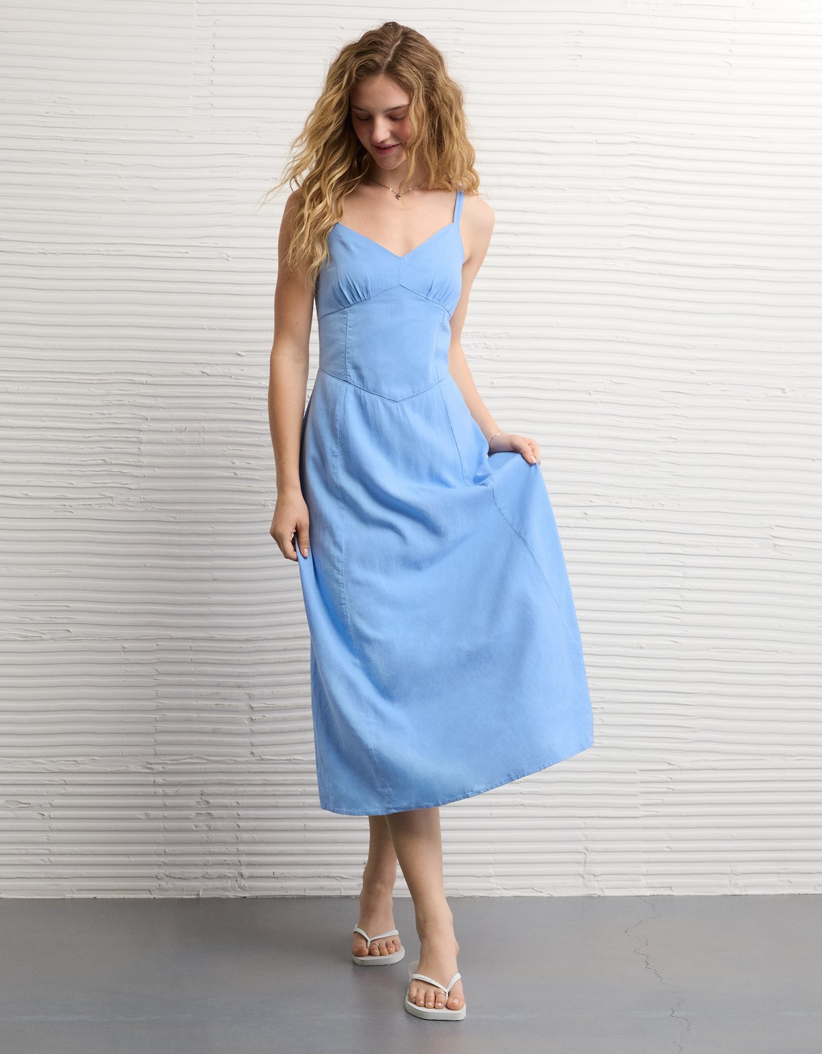 AE Hanky Hem Midi Dress - image 1