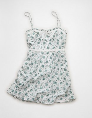 AE Sweetheart Tie-Front Midi Dress