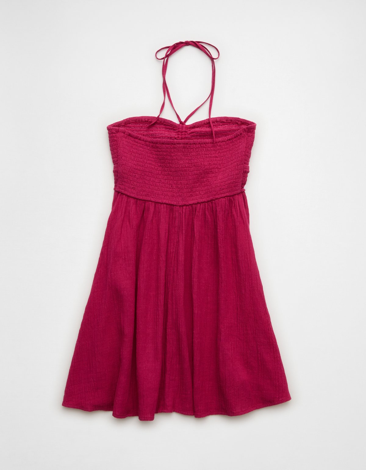 AE Smocked Keyhole Halter Mini Dress - image 4