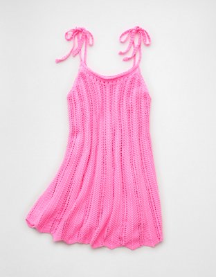 AE Tie-Strap Sweater Mini Dress | American Eagle