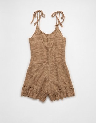 AE Tie-Strap Sweater Romper