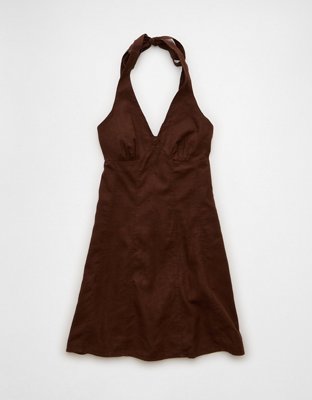 AE V-Neck Halter Mini Dress