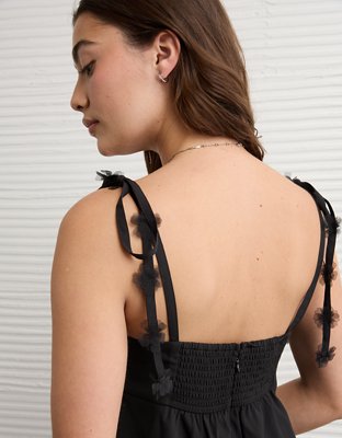 AE Floral Tie-Strap Mini Dress