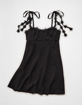 AE Floral Tie-Strap Mini Dress