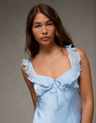 AE Ruffle Strap Maxi Dress