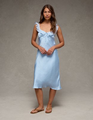 AE Ruffle Strap Maxi Dress