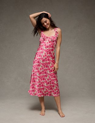 AE Ruffle Strap Maxi Dress