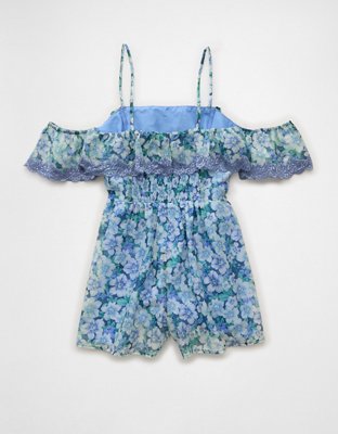 Женский комбинезон American Eagle AE Ruffle, цвет: Разноцветный — фото 4