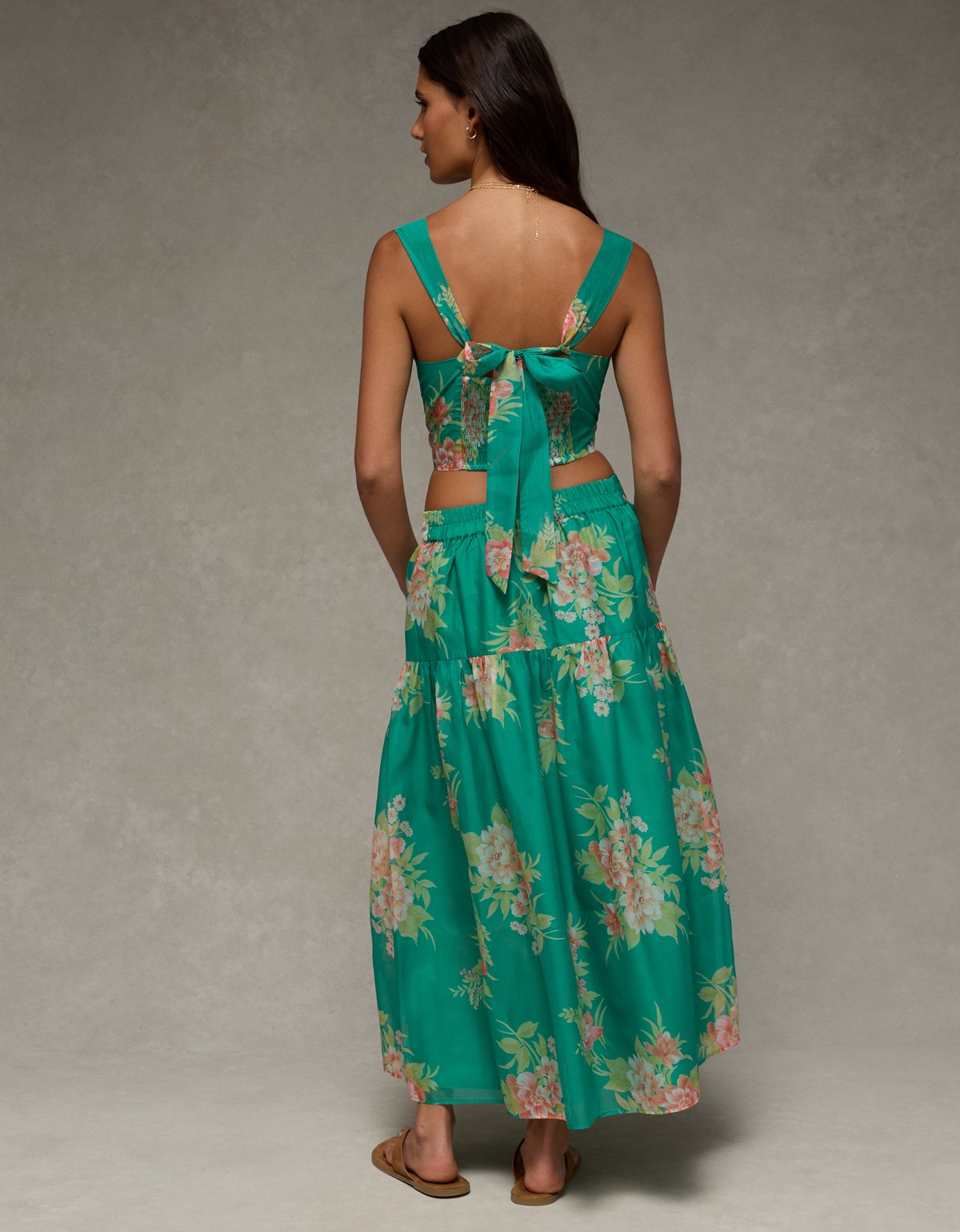 AE Matching Halter Top & Midi Skirt Set - image 3