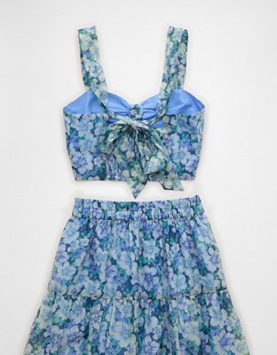 AE Matching Halter Top & Midi Skirt Set