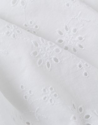 AE Cap-Sleeve Tie-Back Mini Dress