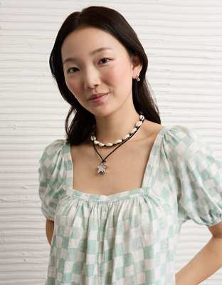 AE Sunchaser Puff Sleeve Romper