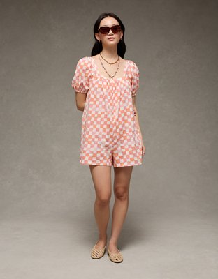 AE Sunchaser Puff Sleeve Romper