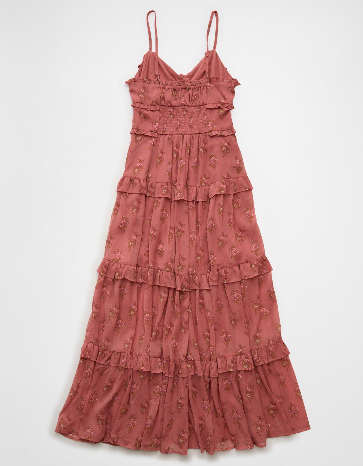 AE Button-Up Ruffle Midi Dress - image 5