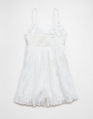 AE Pintuck Lace Babydoll Romper