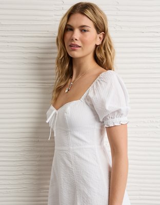 white christmas dresses Arizona Denim Mini Dress – Retrofete main image 0