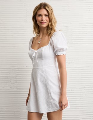 AE Puff Sleeve Mini Dress | American Eagle