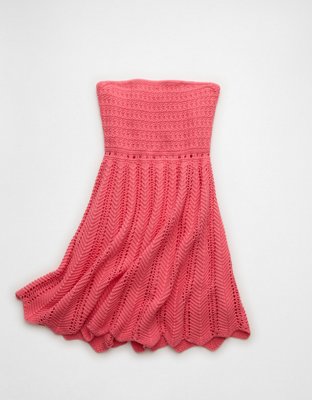 AE Strapless Sweater Mini Dress